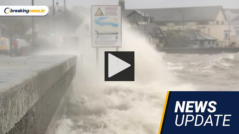 Video: Storm Eunice Batters Island, Covid Latest And Fatal Dublin Incident