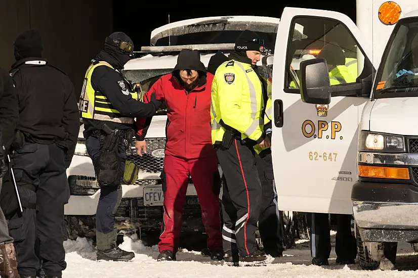 More Than 100 People Arrested As Police Clear Out Ottawa Protesters