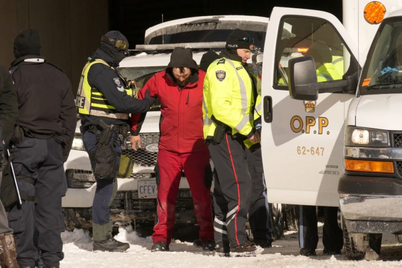 More Than 100 People Arrested As Police Clear Out Ottawa Protesters