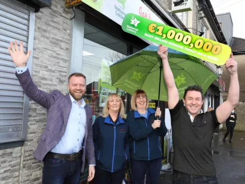 Winning €1M Lotto Ticket Sold In Dublin Newsagents