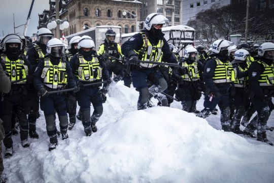 Canadian Police Clear Parliament’s Streets To End Siege