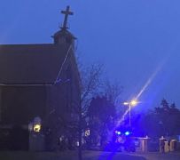 Cork Church Closed Over Safety Concerns After 15-Foot Cross Damaged In Storm Franklin