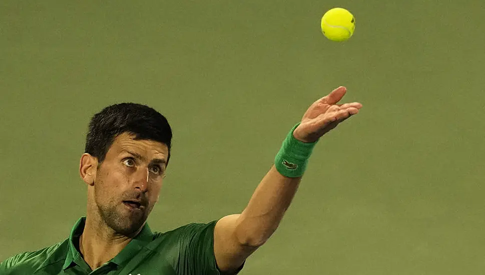 Novak Djokovic Triumphant On Return To The Court At Dubai Tennis Championships