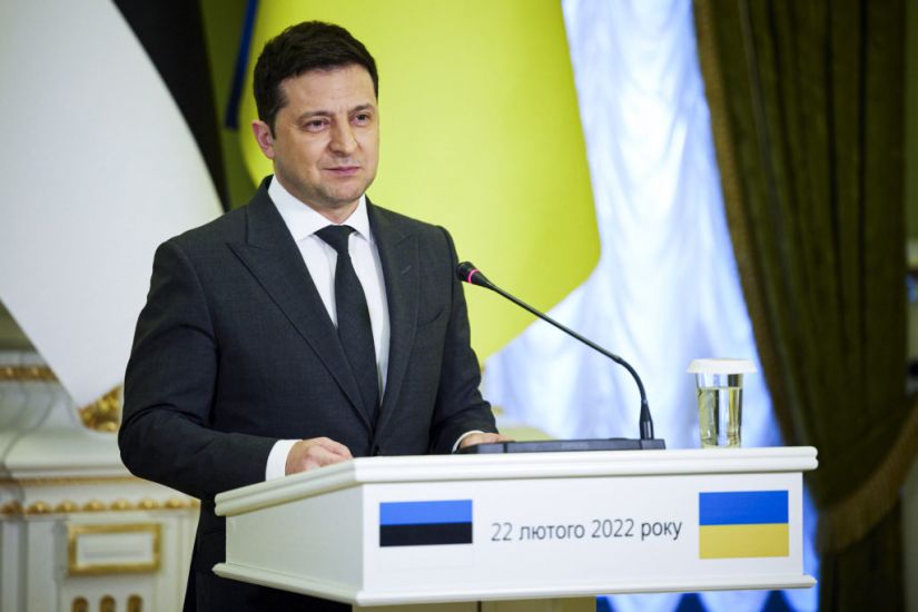 Ukraine’s President In Plea For Peace As He Warns Of Cost Of War With Russia
