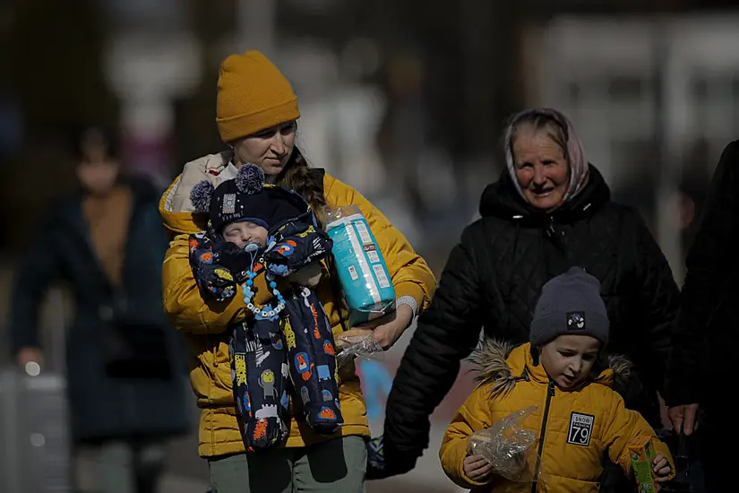 Desperate Ukrainians Fleeing Across Western Borders