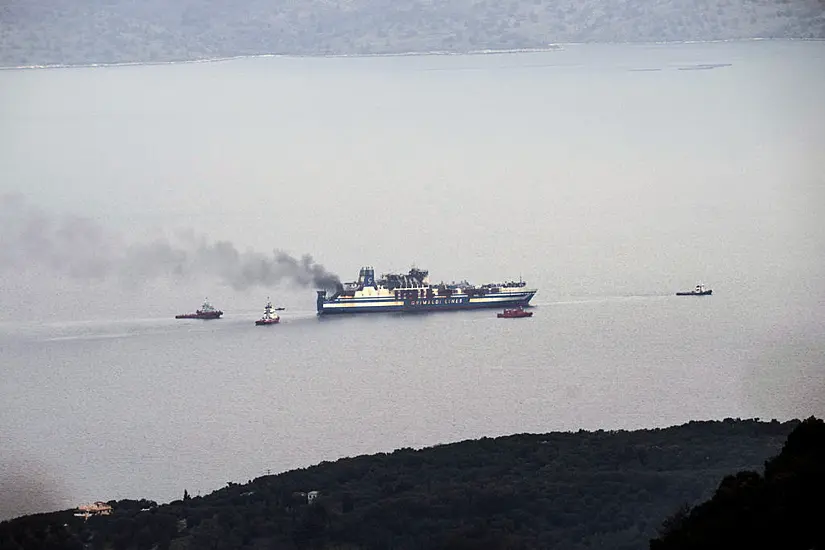 Eight Confirmed Dead After More Bodies Found On Burned-Out Ferry Off Greece