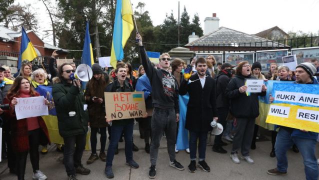 Calls To Expel Russian Ambassador To Ireland Mount, Protests Continue