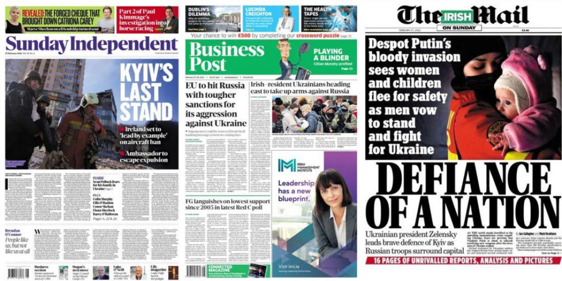 What The Papers Say: Sunday's Front Pages