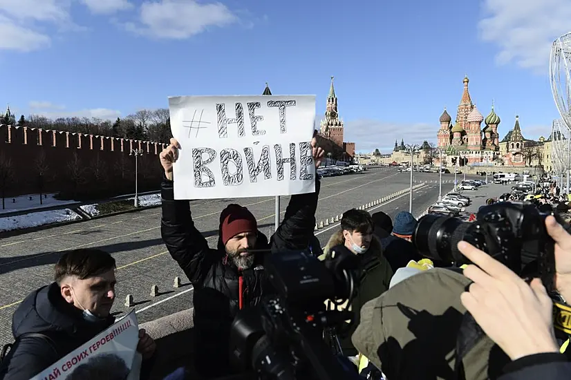 Russians Hold Anti-War Rallies Amid Ominous Threats By Putin