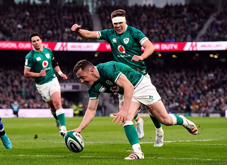 Debutant Michael Lowry Celebrates Brace As Ireland See Off Italy In Six Nations