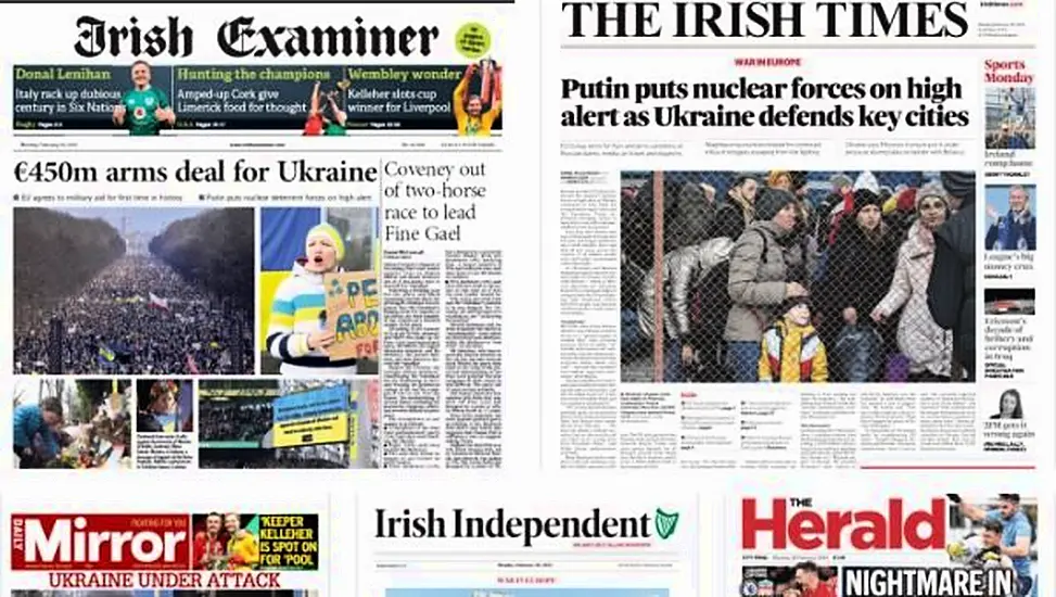 What The Papers Say: Monday's Front Pages