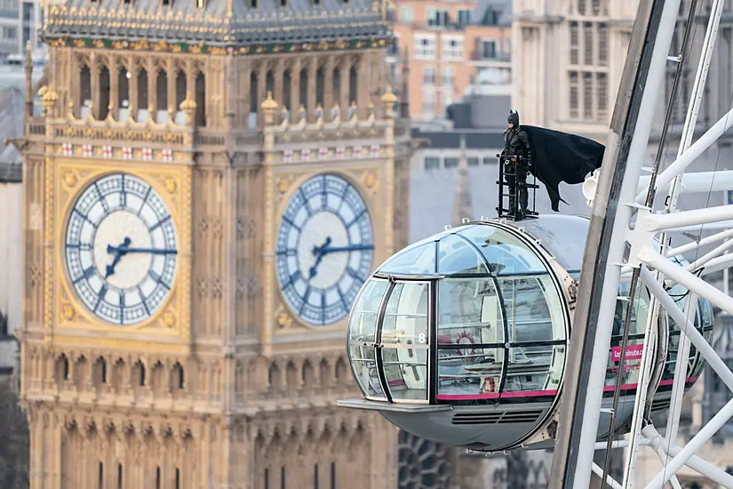 Batman Performs Daring Stunt On London Eye