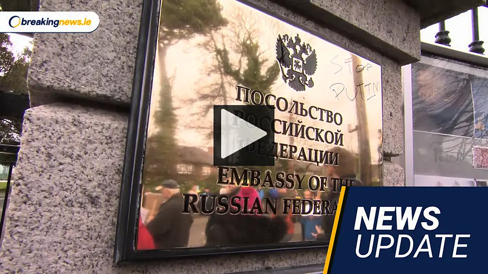 Video: Government Consider Russian Diplomats, Irish Citizens In Ukraine, National Slow Down Day