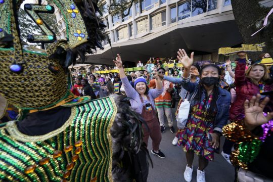 Crowds Return To New Orleans As City Celebrates Mardi Gras With Few Restrictions
