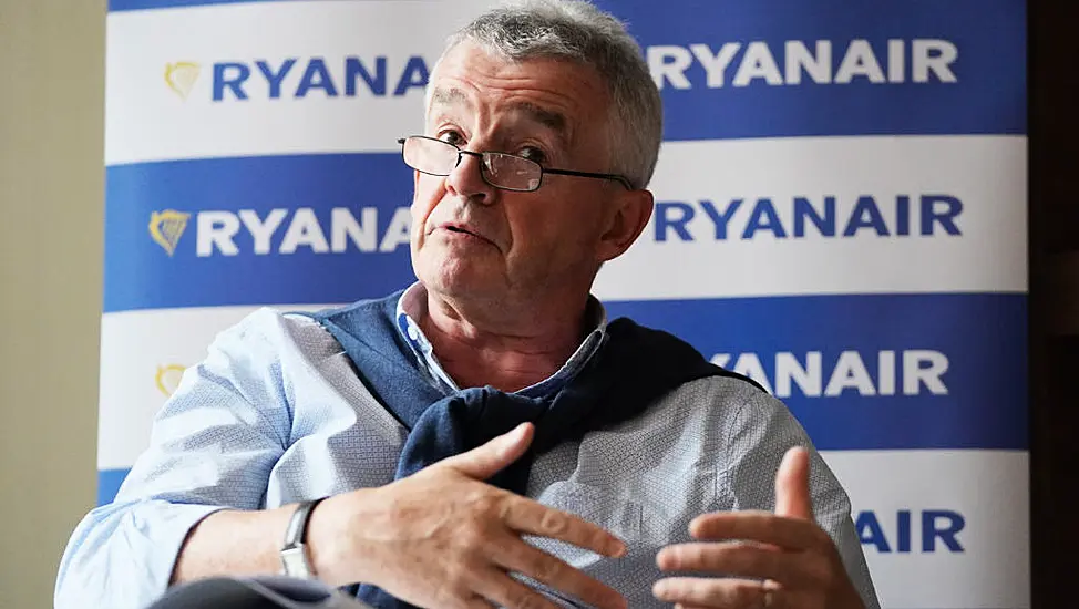 Michael O'leary Warns Airline Fares Will Continue To Rise For Five Years