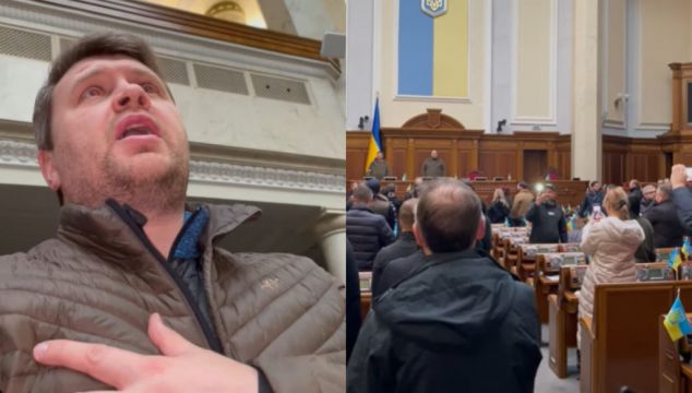 Singing National Anthem In Ukraine Parliament ‘Sends Message To World’