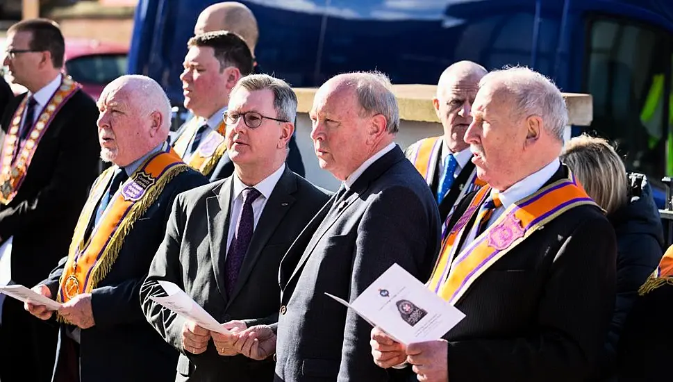 Orange Order Leader Says Unionists Can Be Confident In Future Of Northern Ireland