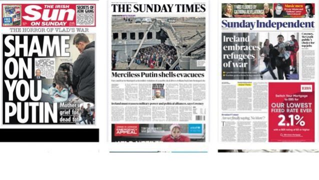 What The Papers Say: Sundays Front Pages