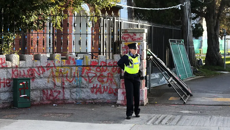 Russian Embassy Slams ‘Violation Of Its Territory’ After Truck Crashes Into Gates