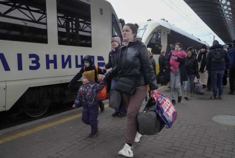 Ukrainians Flee Embattled Cities As Refugee Numbers Pass Two Million