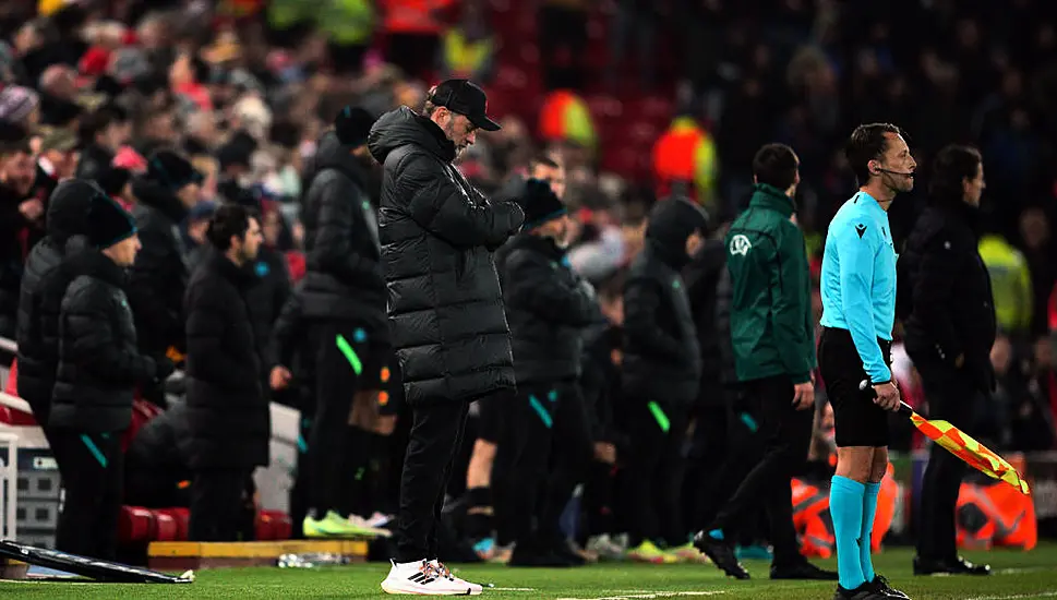 Jurgen Klopp Frustrated As ‘Slapstick’ Loss Ends Year-Long Unbeaten Anfield Run