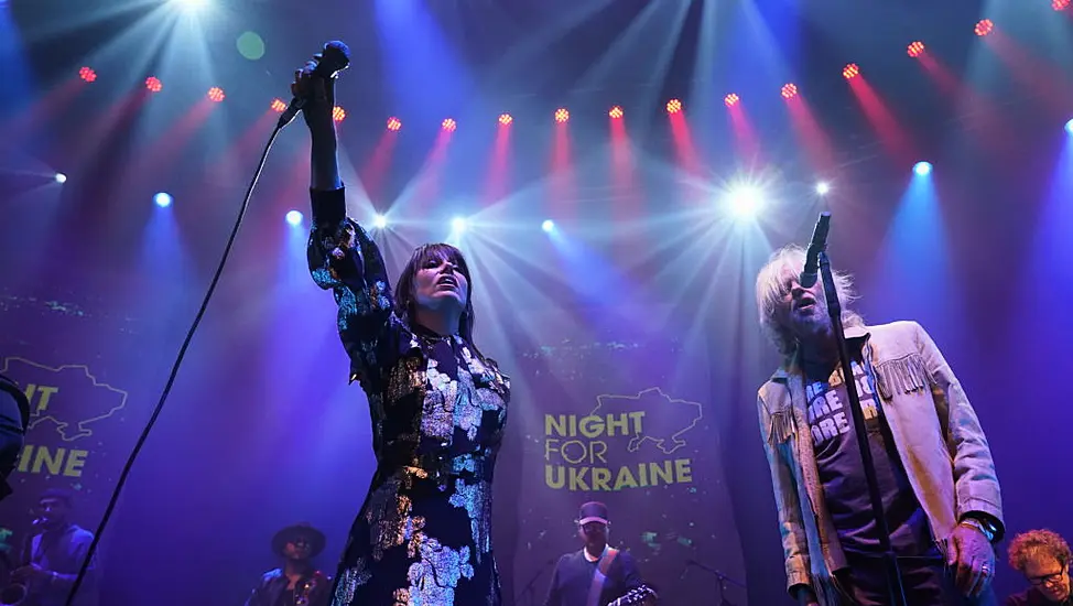 Bob Geldof And Imelda May Show Solidarity With Ukraine At Fundraising Event