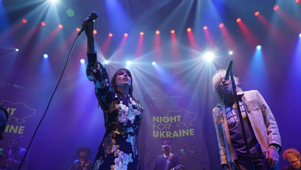 Bob Geldof And Imelda May Show Solidarity With Ukraine At Fundraising Event