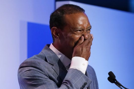 Tiger Woods Becomes Emotional During Golf Hall Of Fame Induction Speech