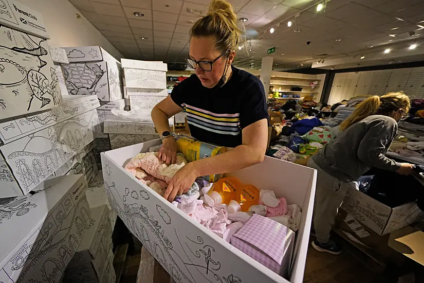 Thousands Of Baby Boxes Filled In Scotland For Babies In Ukraine