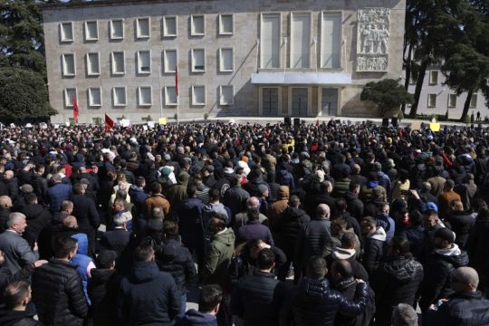 Thousands Of Albanians Join Protest Against Price Hikes
