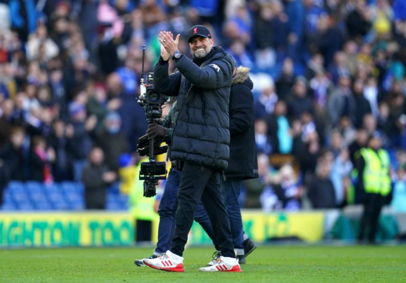 The Win Is All That Matters Says Jurgen Klopp After Brighton Are Beaten