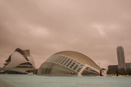 Skies Turn Orange As Dust From Sahara Dumped On Spain