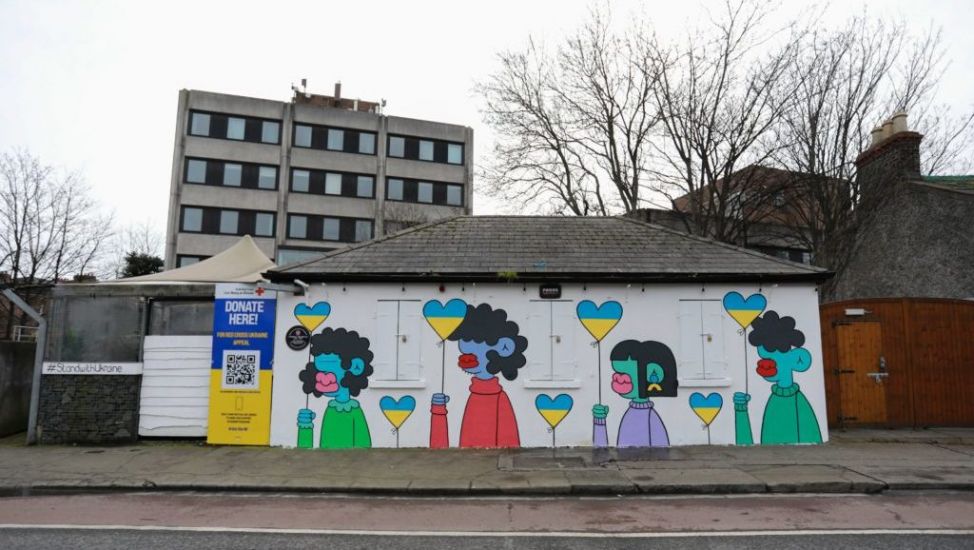 New Mural For Ukraine Unveiled Along Grand Canal In Dublin