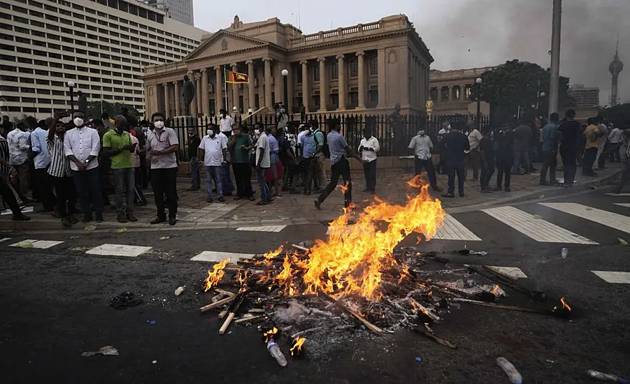 Sri Lanka Protesters Take To Streets Of Capital Amid Ongoing Economic Crisis