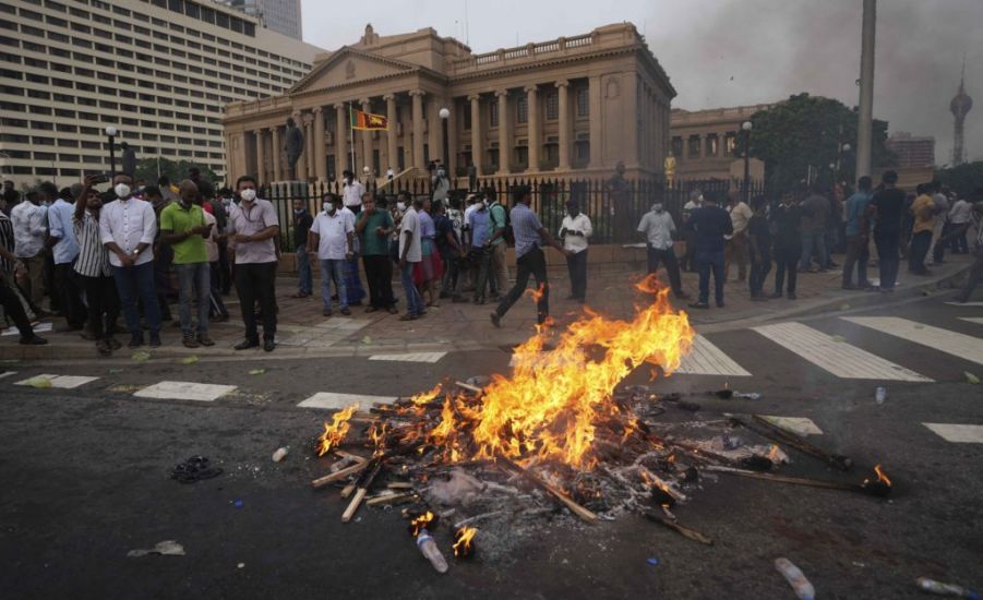 Sri Lanka Protesters Take To Streets Of Capital Amid Ongoing Economic Crisis