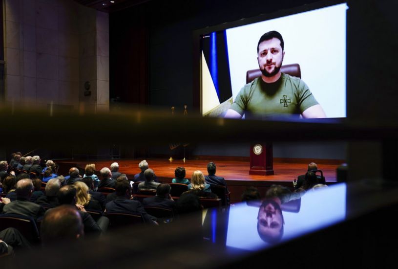 Volodymyr Zelensky Tells Us Congress: We Need You Now. I Call On You To Do More