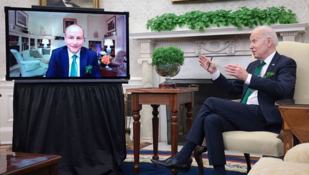 Biden Praises Irish Efforts Over Ukraine War During Meeting With The Taoiseach