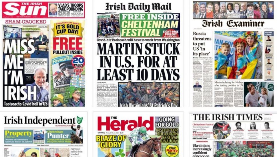What The Papers Say: Friday’s Front Pages