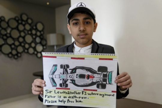 Son Of Man On Death Row Sends Lewis Hamilton Letter Asking For Help