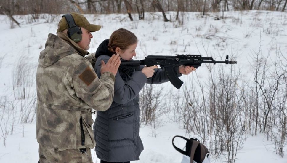 Meet The Ukrainian Couples Training For War