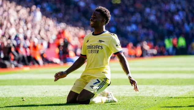 Bukayo Saka’s First-Half Strike Earns Arsenal Victory At Aston Villa