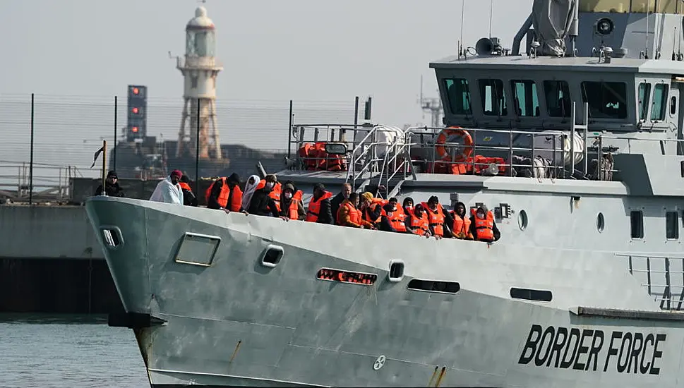 Babies And Young Children Carried To Safety As Migrant Channel Crossings Continue