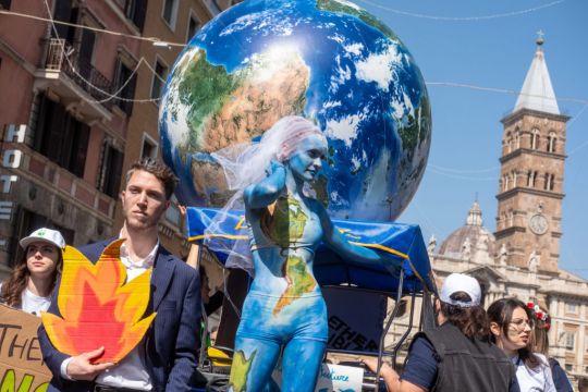 Climate Activists Stage 10Th Round Of Fridays For Future Marches