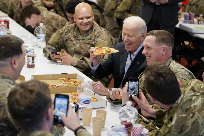 Joe Biden Visits Us Troops Near Poland-Ukraine Border