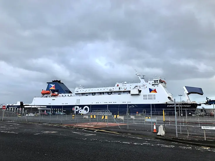 P&Amp;O Ship Detained In Larne After Being Deemed ‘Unfit To Sail’