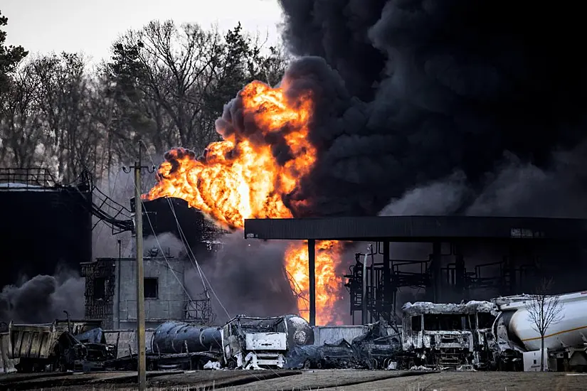 Russian Forces Take Chernobyl Workers' Town; Fighting In Centre Of Mariupol