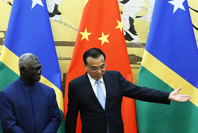 Solomon Islands Pm Says No Regional Risk In China Security Deal