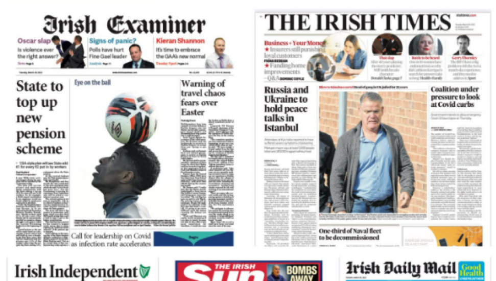 What The Papers Say: Tuesday's Front Pages