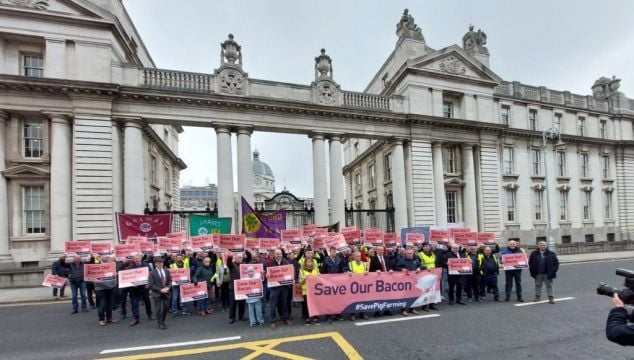 ‘Save Our Bacon’: Pig Farmers Protest In Call For €100M Rescue Package