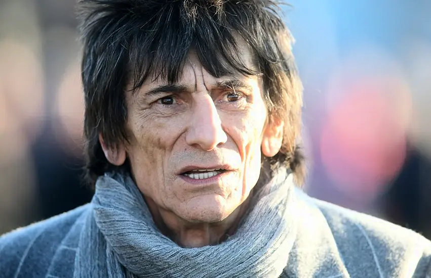 Ronnie Wood Paints Picture For Irish Charity Art Sale